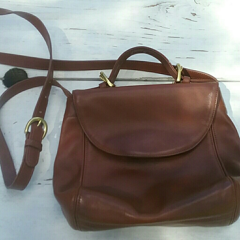 Coach crossbody leather 4158